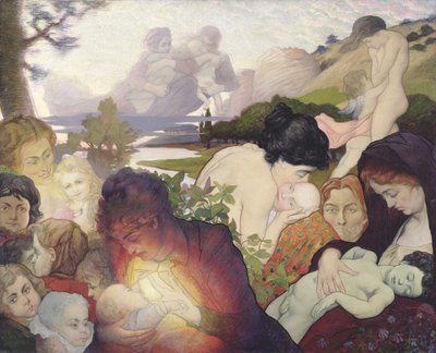 Maternity by Charles Maurin